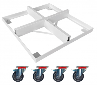 База утяжелительная для зонта с колесами Scolaro BUD8080BS сталь белый Фото 1 База утяжелительная для зонта с колесами Scolaro BUD8080BS сталь белый Фото 1