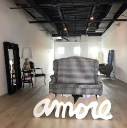 Скамья пластиковая дизайнерская Amore Standard