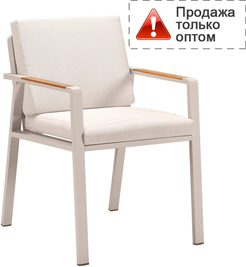 Кресло металлическое с подушками Nofi