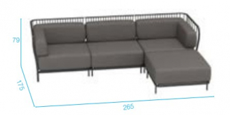 Диван металлический с подушками-thumbs-Фото3