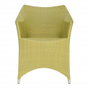 Кресло плетеное JANUS et Cie Amari алюминий, искусственный ротанг бамбуковый зеленый Фото 3