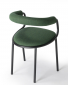 Кресло металлическое c обивкой Scab Design Koala Open сталь, технополимер, шерсть антрацит, зеленый Фото 8
