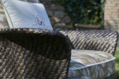 Кресло плетеное с подушками DFN Aralia алюминий, искусственный ротанг, ткань Фото 7