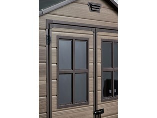 Сарай пластиковый Keter Scala 6×5 полипропилен светло-коричневый Фото 5