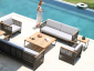 Комплект мебели Skyline Design Horizon алюминий, тик, полиэстер, sunbrella черный, темно-серый, бежевый, натуральный Фото 15