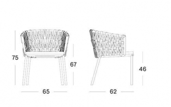 Кресло плетеное с подушкой-thumbs-Фото3