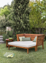 Диван деревянный с подушкой Giardino Di Legno Georgetown тик, акрил Фото 7