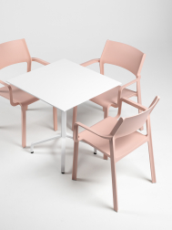 Кресло пластиковое Trill Armchair, розовый