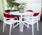 Стол пластиковый Siesta Contract Sky Table Ø105 сталь, пластик белый Фото 10