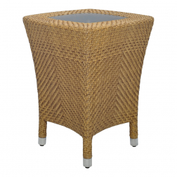 Столик плетеный кофейный со стеклом-thumbs-Фото4