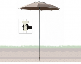 Зонт пляжный профессиональный с клапаном-thumbs-Фото1