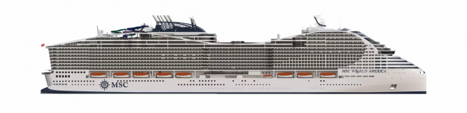 Круизный лайнер MSC World Europa, Испания