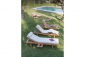 Шезлонг-лежак деревянный Giardino Di Legno Classica Caribe тик Фото 6