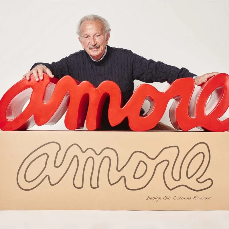 Скамья пластиковая дизайнерская Amore Standard