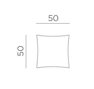 Подушка декоративная Nardi Maximo 50x50 EXTRA_Studio Sunbrella Sunlight Фото 2