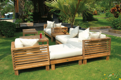 Столик деревянный журнальный Giardino Di Legno Dehors тик Фото 5