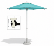 Зонт пляжный профессиональный Ø2.2 м Picasso