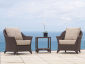 Комплект плетеной мебели Skyline Design Malta алюминий, искусственный ротанг, sunbrella мокка, бежевый Фото 1