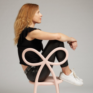 Стул пластиковый Qeeboo Ribbon полипропилен розовый Фото 32
