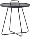 Столик металлический кофейный Cane-line On-the-move Small алюминий черный Фото 38