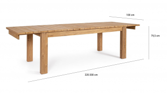 Стол деревянный обеденный раздвижной-thumbs-Фото3