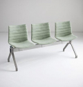 Скамейка с обивкой трехместная Gaber Kanvas PG Full металл, технополимер, ткань Фото 4