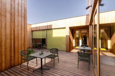 Кресло металлическое плетеное Garden Relax Canarias алюминий, искусственный ротанг плющ Фото 9