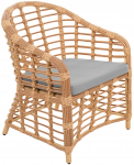 Кресло плетеное с подушкой Miro