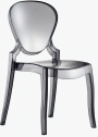 Стул прозрачный PEDRALI Queen поликарбонат серый Фото 1