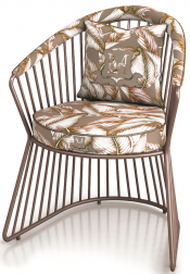 Кресло металлическое с подушками-thumbs-Фото1