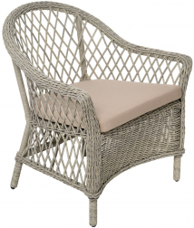 Кресло плетеное с подушкой-thumbs-Фото1