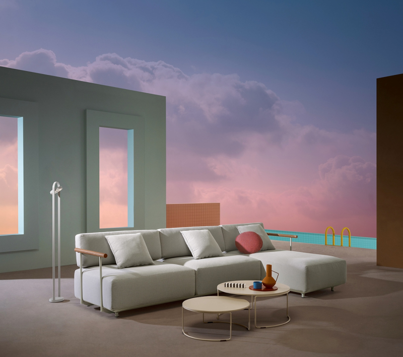 Модуль с левым подлокотником Arki-Sofa