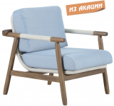 Кресло деревянное с подушками Apoyo