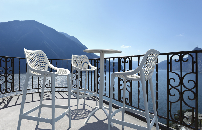 Стул пластиковый барный Air Bar 75