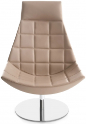 Кресло вращающееся с обивкой-thumbs-Фото1