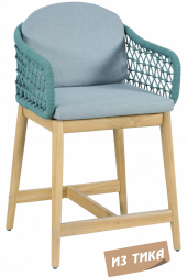 Кресло полубарное деревянное с подушками-thumbs-Фото1