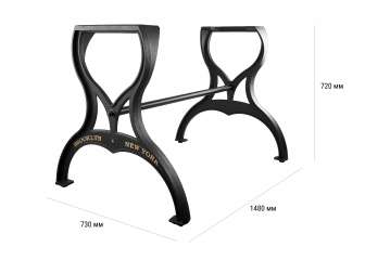 Подстолье чугунное двойное-thumbs-Фото3