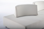 Модуль мягкий с подушками Garden Relax Piper алюминий, сталь, олефин песочный Фото 12