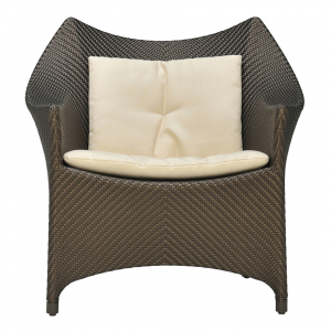 Кресло лаунж плетеное JANUS et Cie Amari алюминий, искусственный ротанг бронзовый Фото 6
