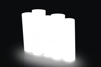 Кашпо-ограждение пластиковое светящееся Bamboo Lighting