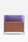 Комод с перегородкой PEDRALI Buddy Hub Sideboard алюминий, компакт-ламинат HPL, ЛДСП, ткань Фото 7