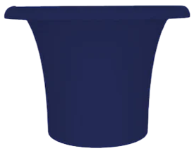 Кашпо пластиковое Arkema Tummy Vase полиэтилен синий Фото 1