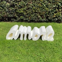 Скамья пластиковая дизайнерская Amore Standard