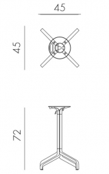 Подстолье металлическое складное-thumbs-Фото3