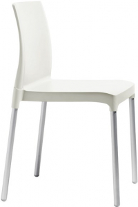 Стул пластиковый Scab Design Chloe Chair Mon Amour анодированный алюминий, технополимер лен Фото 7