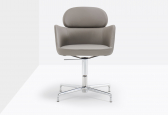 Кресло офисное с вращающимся сиденьем PEDRALI Ester алюминий, ткань Фото 6