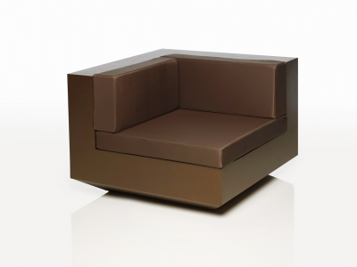 Модуль угловой с подушкой Vondom Vela Basic полиэтилен, ткань Фото 5