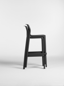 Комплект пластиковых барных стульев Nardi Net Stool Set 2 стеклопластик антрацит Фото 8