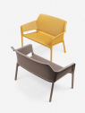 Диван пластиковый Nardi Net Bench стеклопластик горчичный Фото 23