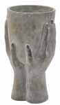 Ваза бетонная Руки и Чаша Vase
